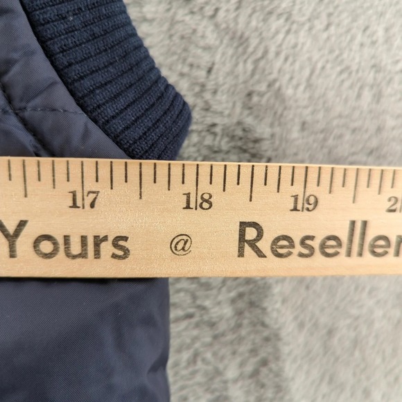 Canada Olympic Team Jacket Mens Small Blue Turin 2006 Hooded Puffer Vest HBC - Picture 10 of 12